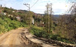 Rize’de doğalgaz çalışması mağduriyet yarattı