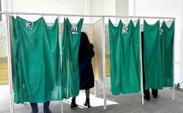 Azerbaycan’da Fuzuli’de erken cumhurbaşkanlığı seçimi için sandık başına gidildi