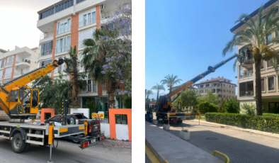 Antalya Sepetli Vinç Kiralama