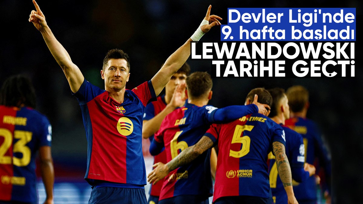 UEFA Şampiyonlar Ligi’nde gecenin sonuçları: Lewandowski tarihe geçti