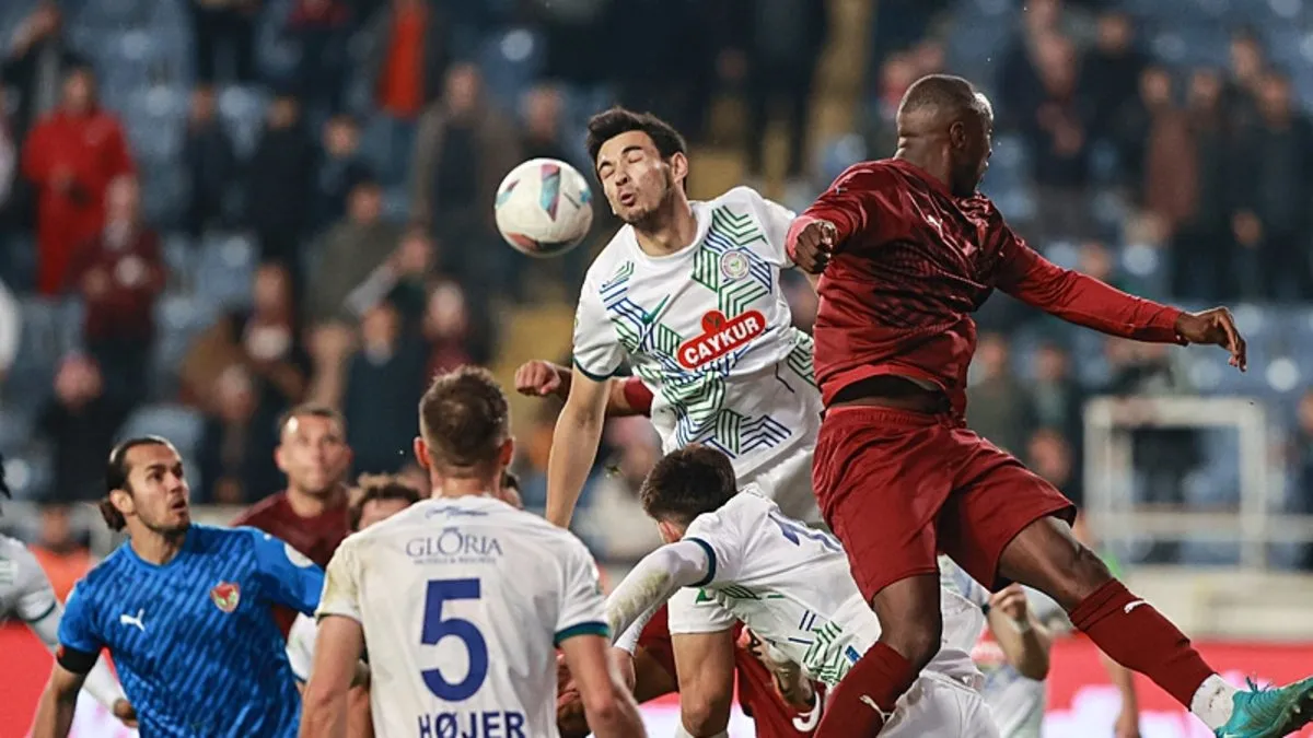 HataysporÇaykur Rizespor’a mağlup oldu